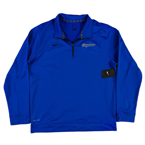 NWT Nike Dri-Fit‎ Long Sleeve Pullover Sweater Blue Coyotes Size Large - Picture 1 of 7